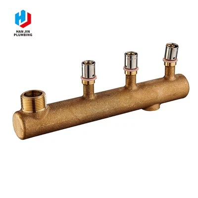 Messing spruitstukken voor waterdistributie